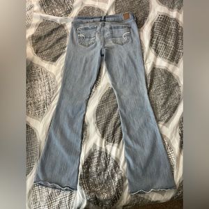 American Eagle Outfitters Low Rise Flare Jeans